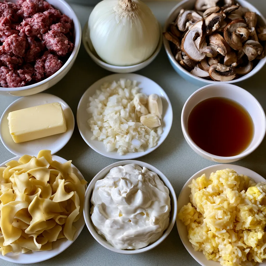 Ground Beef Stroganoff Recipe