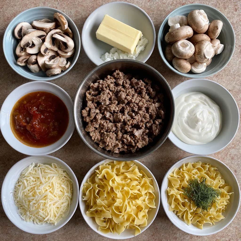 Ground Beef Stroganoff Recipe