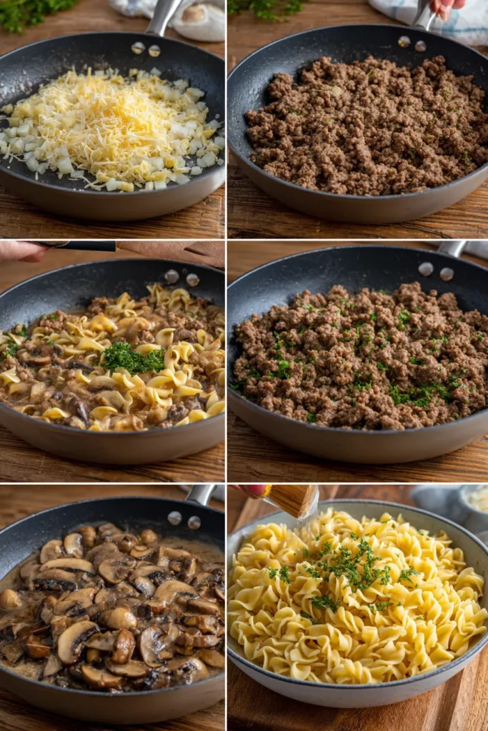 Ground Beef Stroganoff Recipe