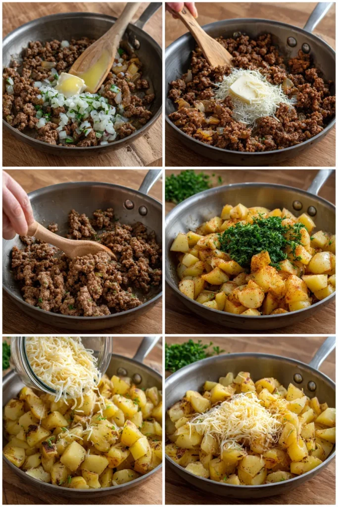 Ground Beef and Potatoes