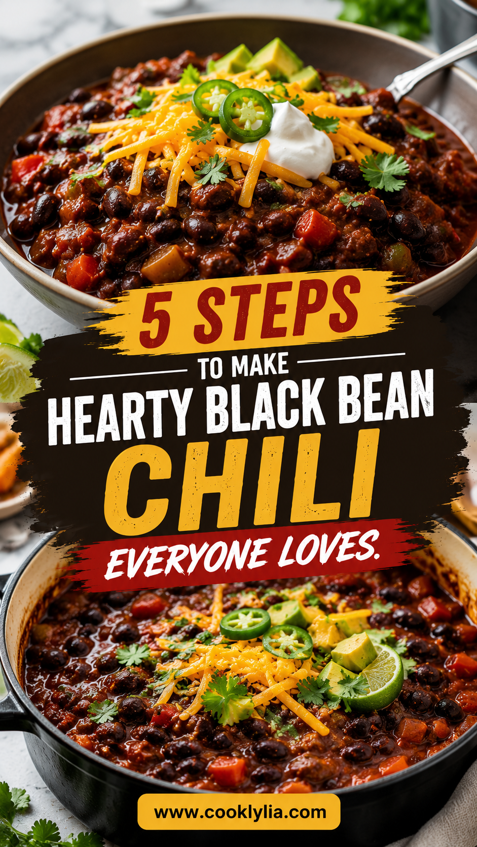 Hearty Black Bean Chili