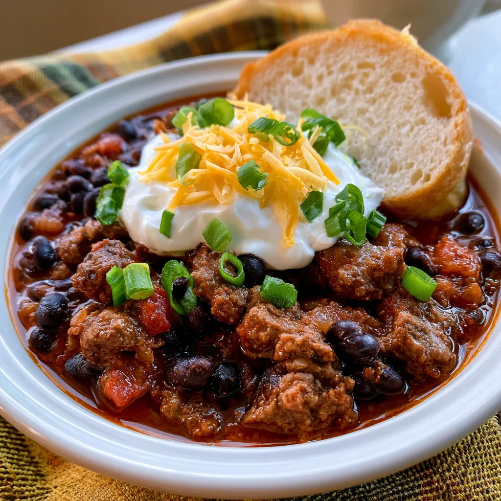 Hearty Black Bean Chili