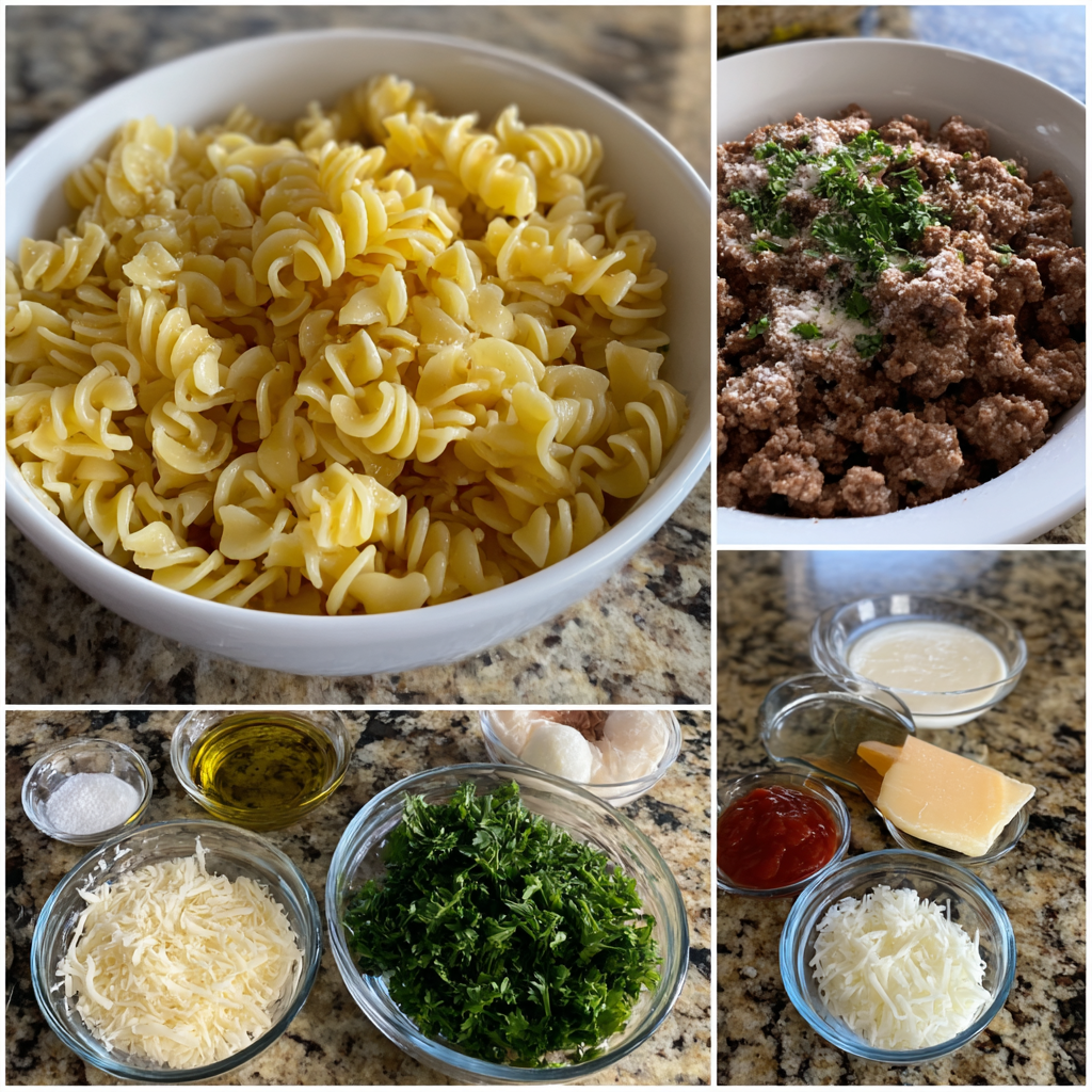 High Protein Creamy Beef Pasta
