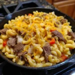 High-Protein Philly Cheesesteak Mac