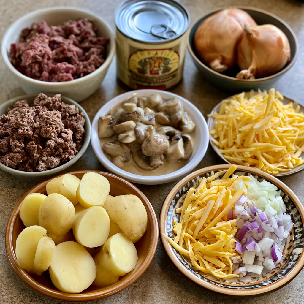 Hobo Casserole with Ground Beef