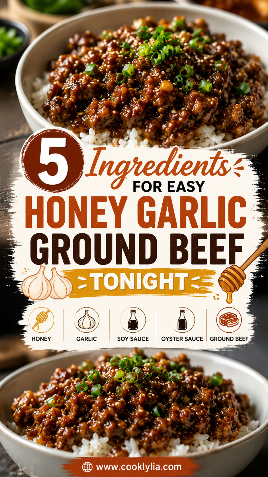 Honey Garlic Ground Beef and Broccoli