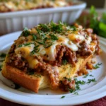 Italian Garlic Bread Sloppy Joes