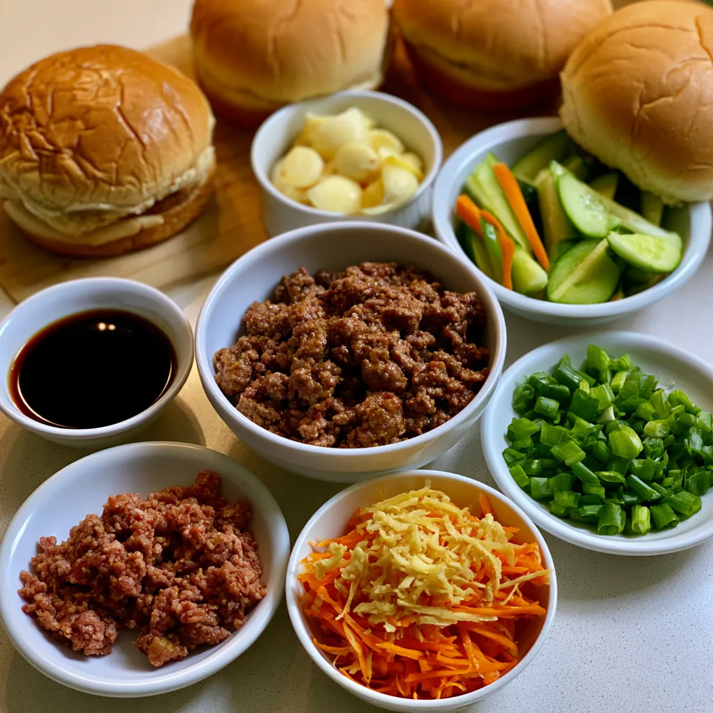 Korean Beef Sloppy Joes