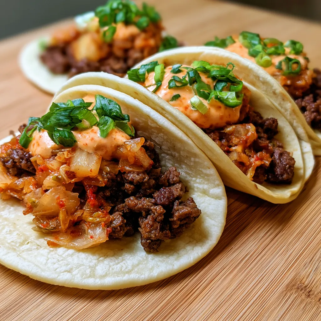 Korean Beef Tacos