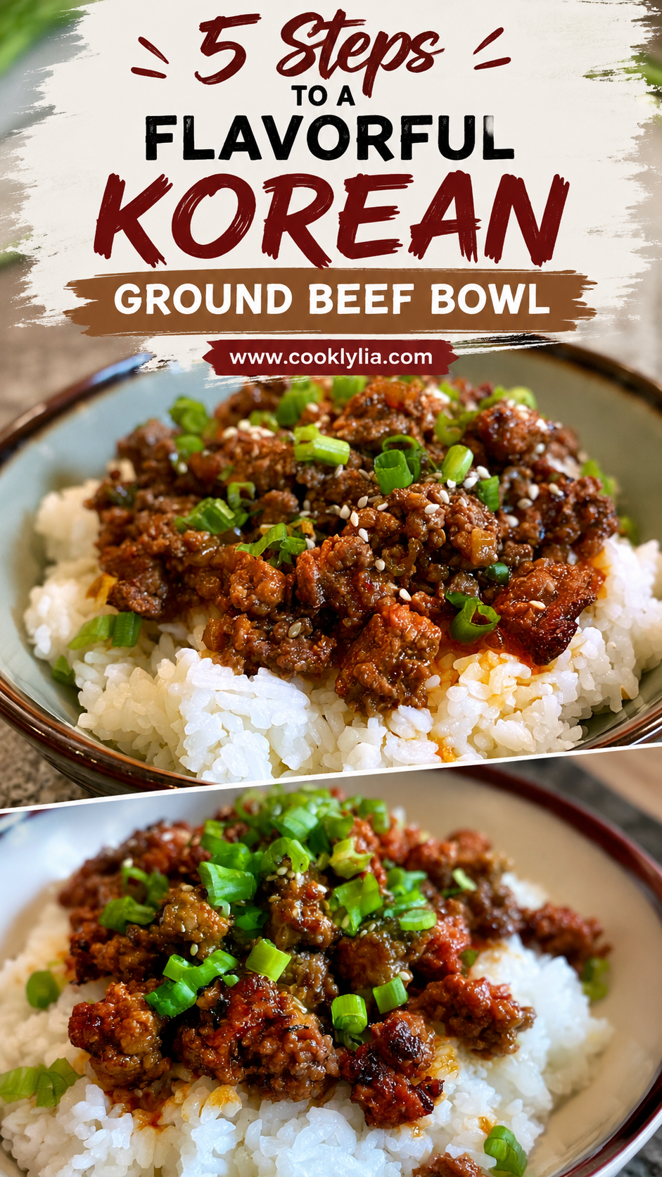 Korean Ground Beef Bowl
