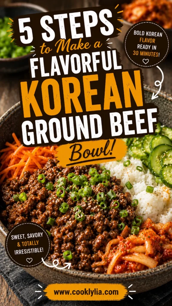 Korean Ground Beef Rice Bowl