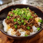 Korean Ground Beef Rice Bowl