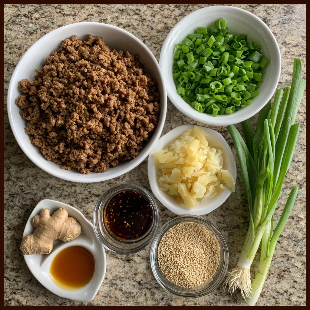 Korean Ground Beef Rice Bowl