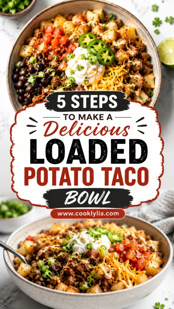 Loaded Potato Taco Bowl