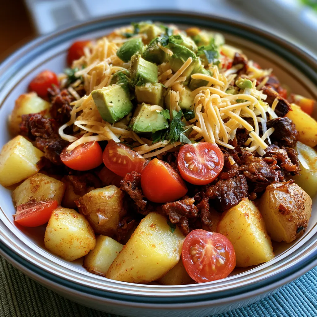 Loaded Potato Taco Bowl