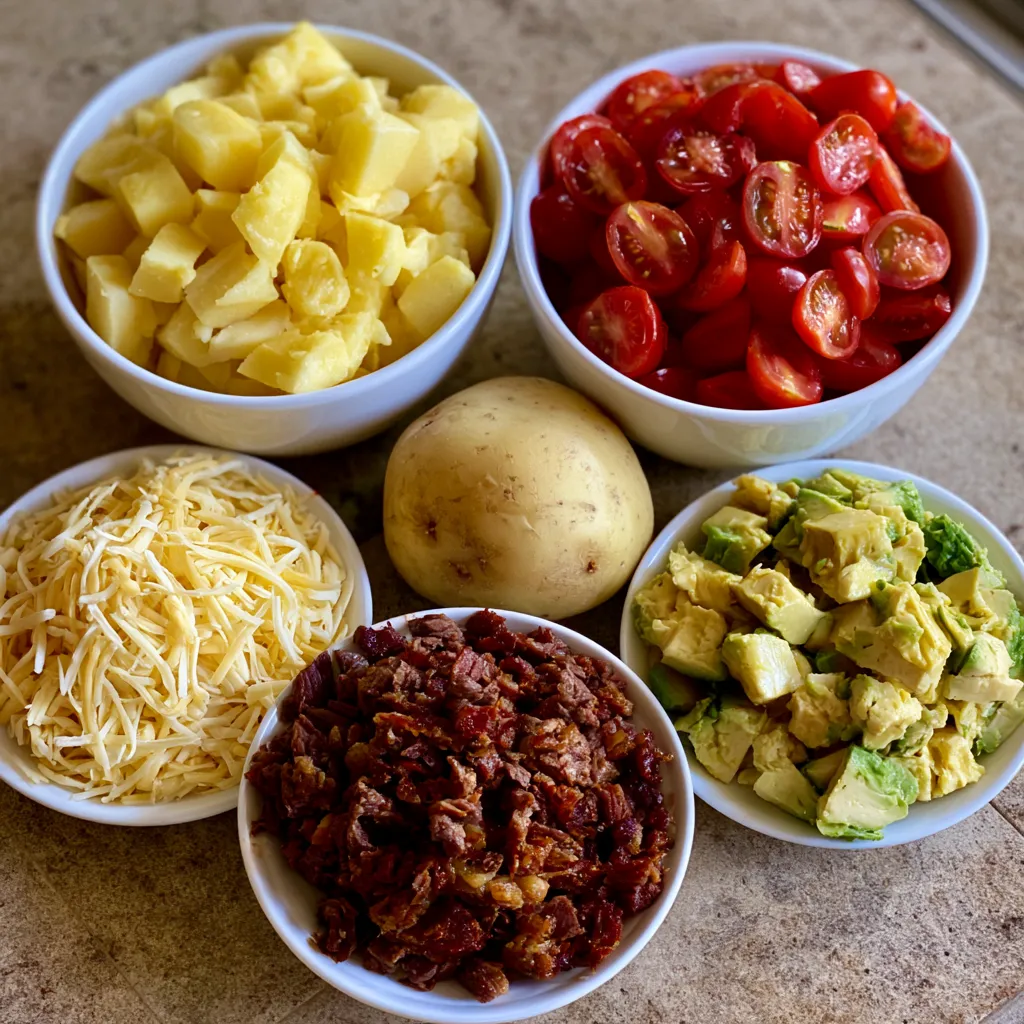 Loaded Potato Taco Bowl