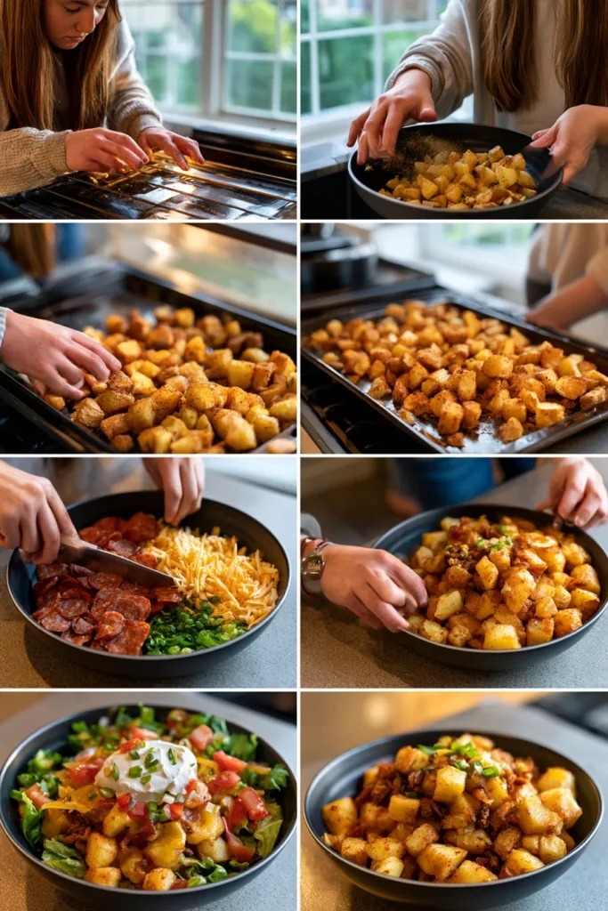 Loaded Potato Taco Bowl