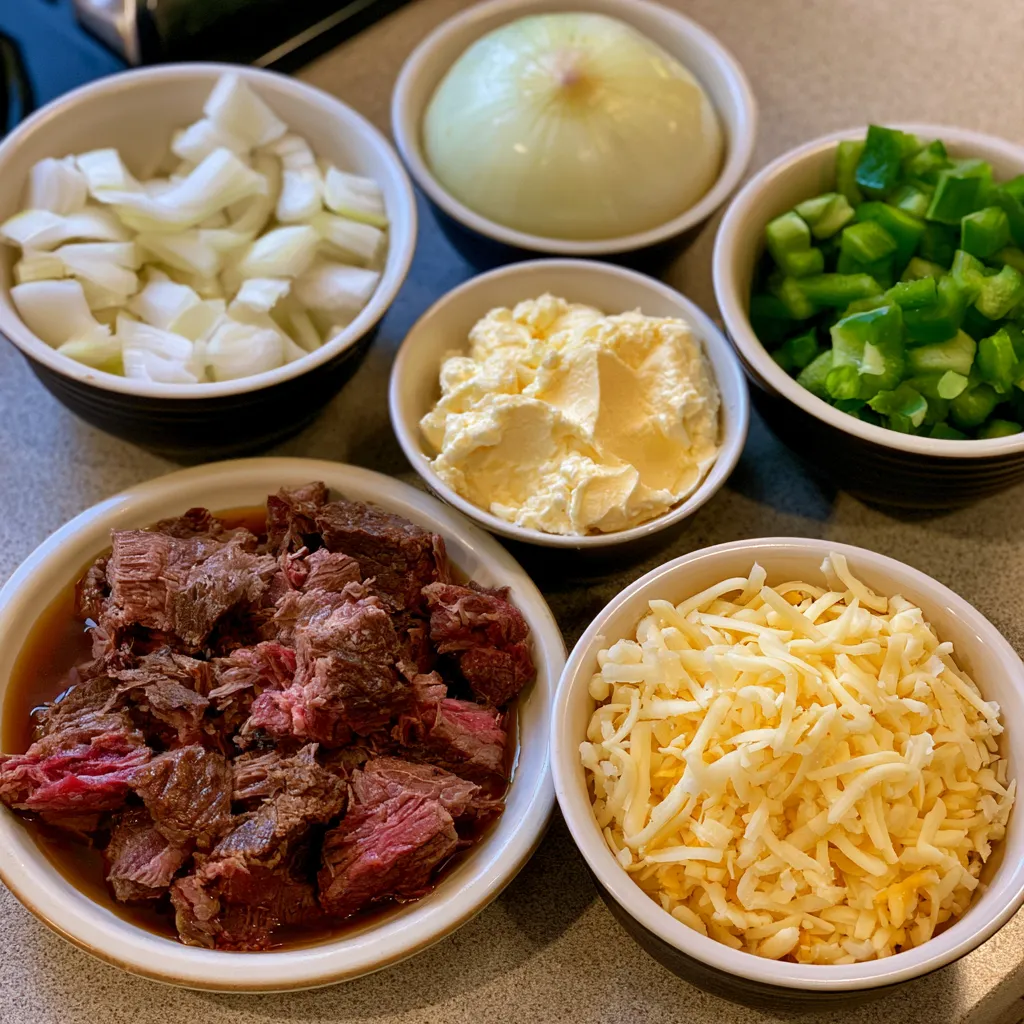Low Carb Philly Cheesesteak Casserole