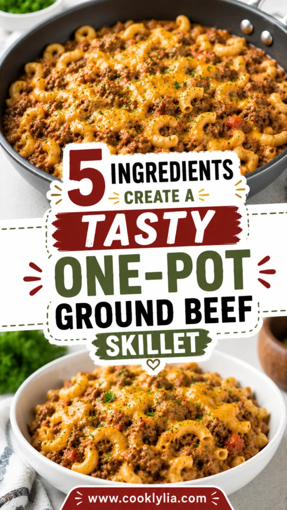One-Pot Ground Beef and Potato Skillet