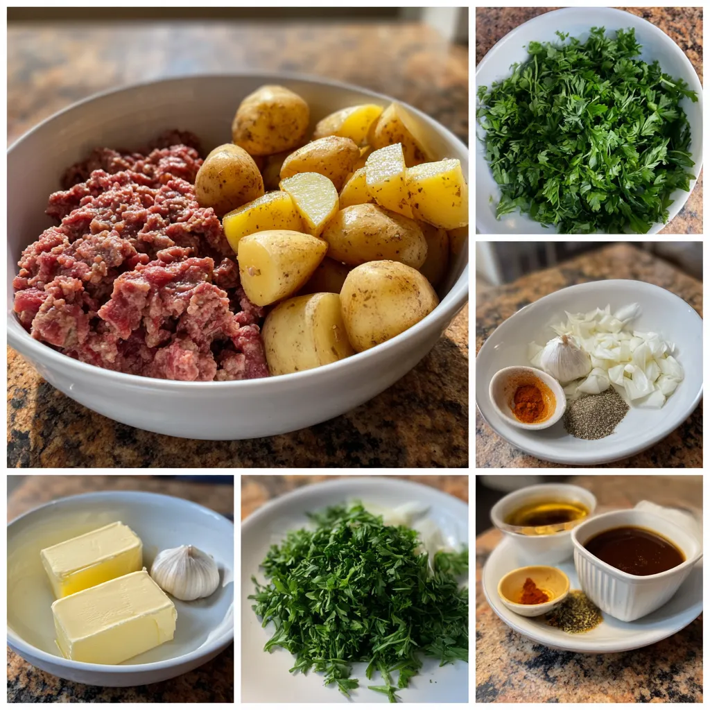 One-Pot Ground Beef and Potato Skillet