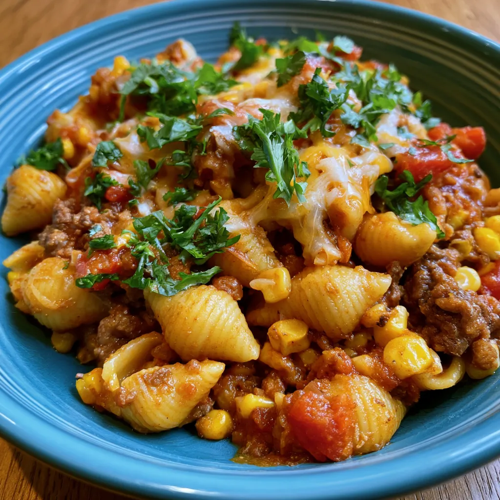 One Pot Taco Pasta Recipe