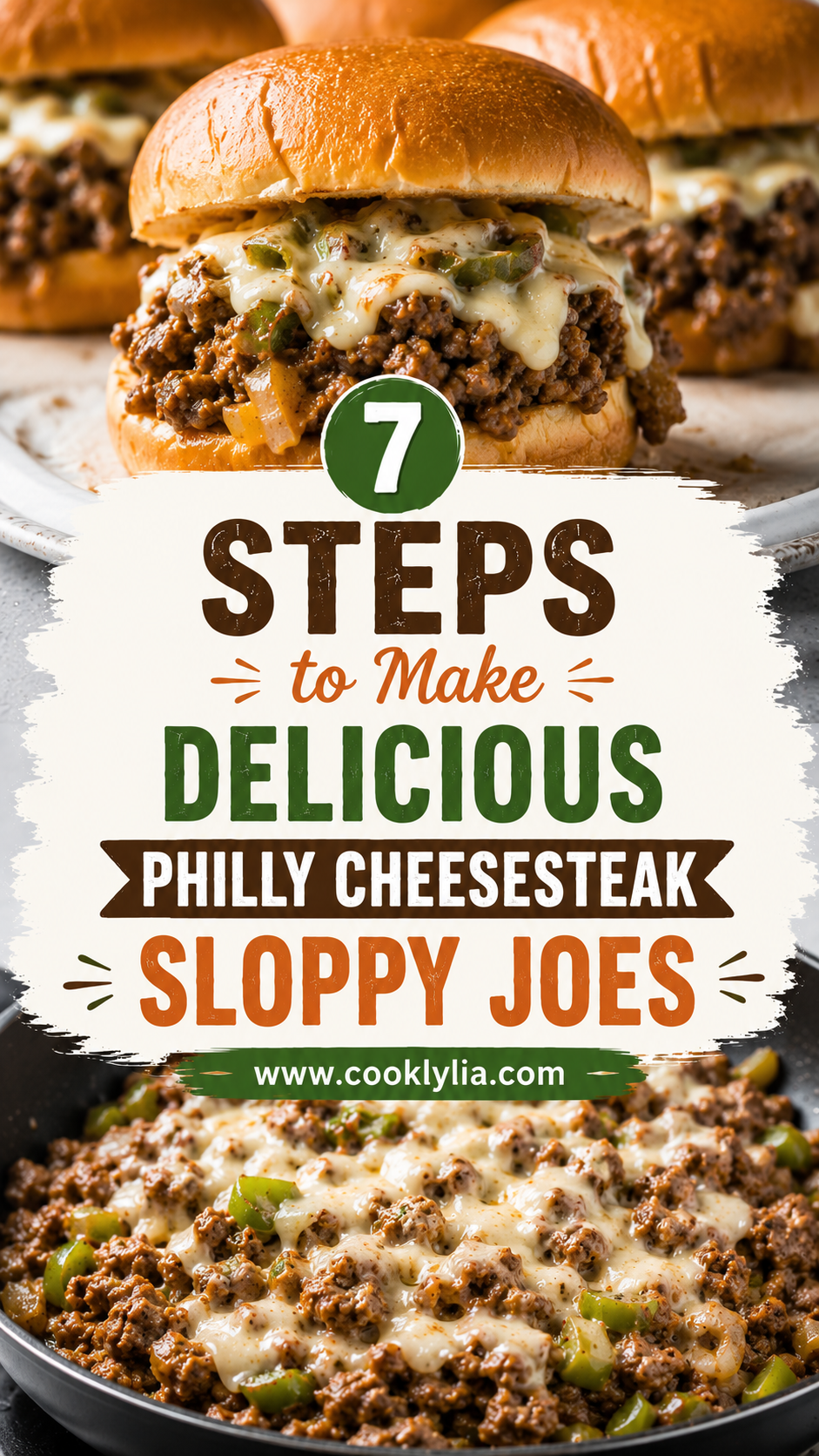 Philly Cheesesteak Sloppy Joes
