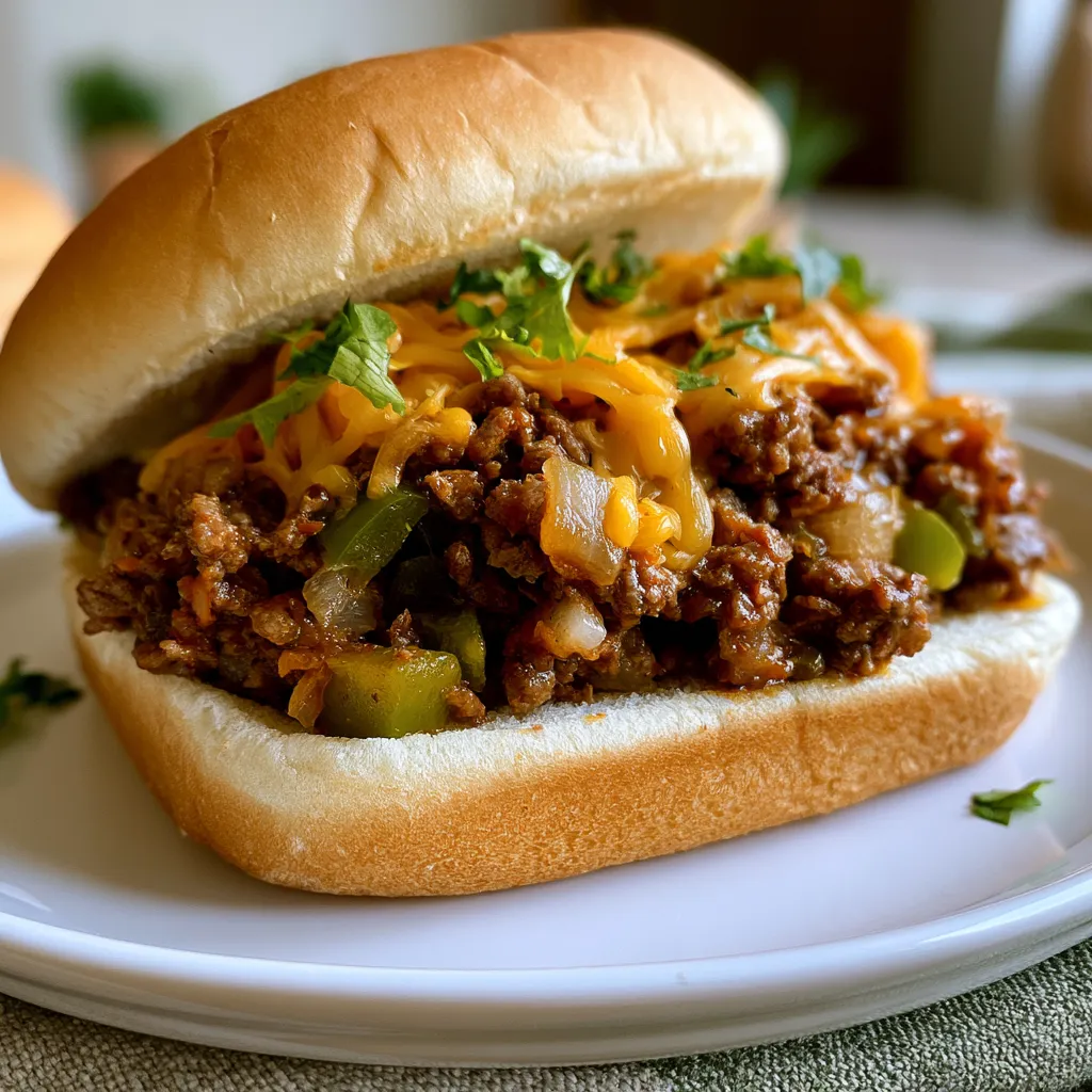 Philly Cheesesteak Sloppy Joes