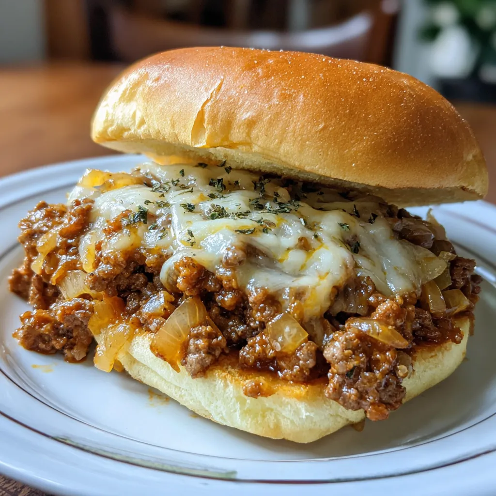 Philly Cheesesteak Sloppy Joes