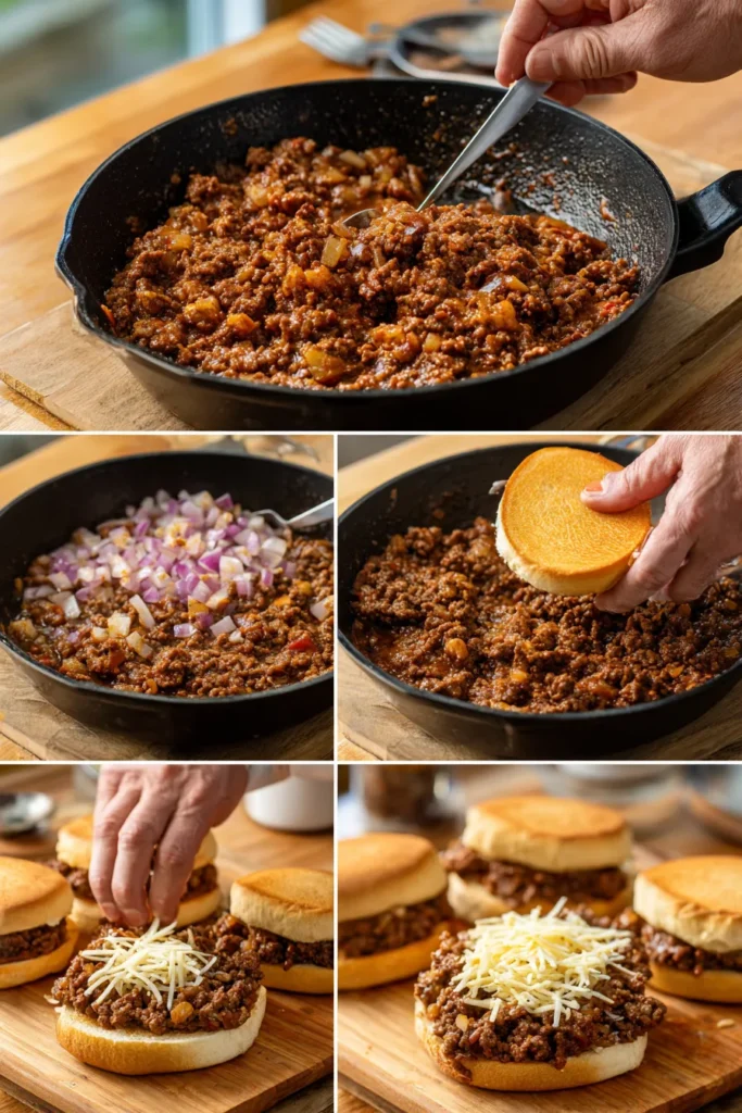 Philly Cheesesteak Sloppy Joes