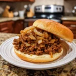 Savory French Onion Beef Sloppy Joes