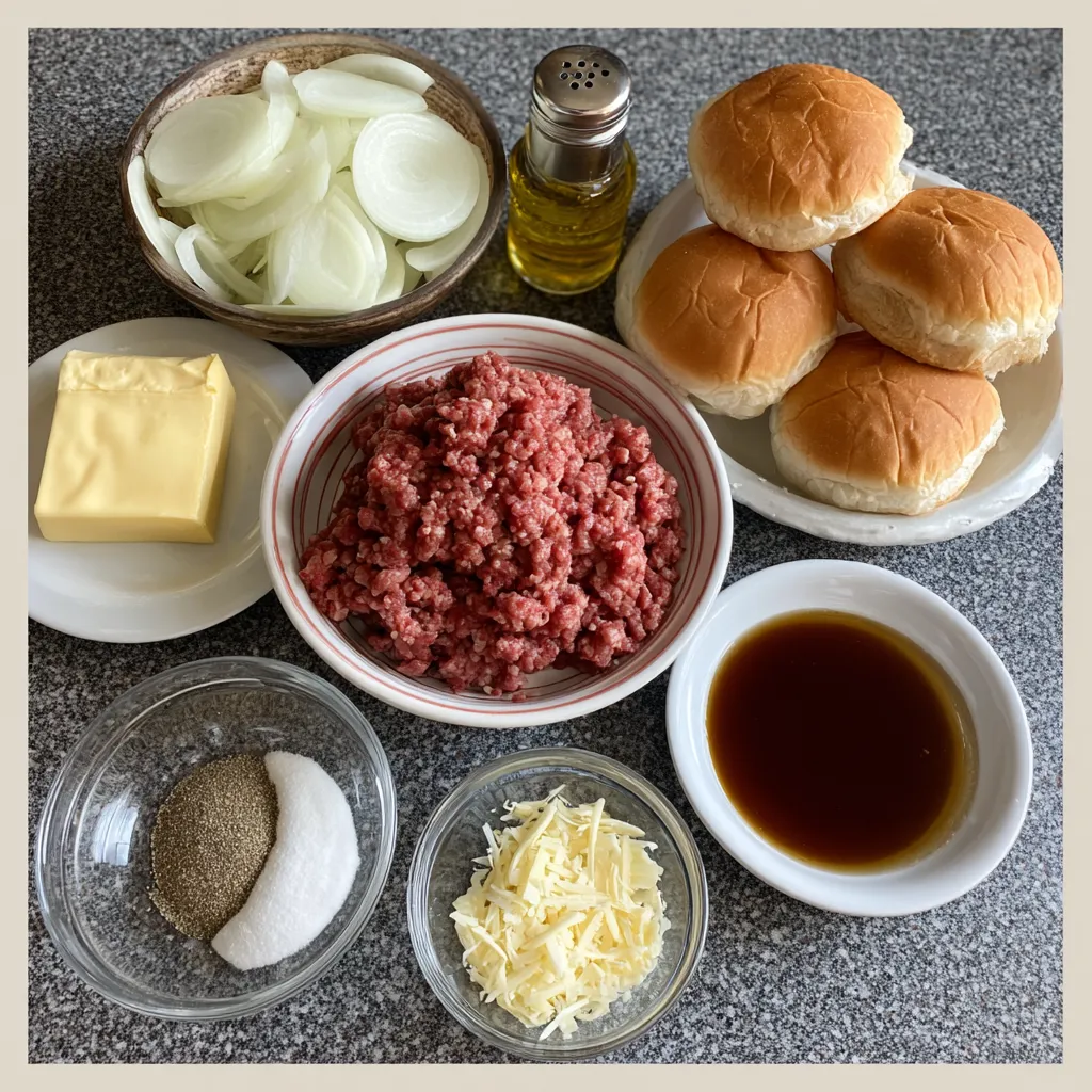 Savory French Onion Beef Sloppy Joes