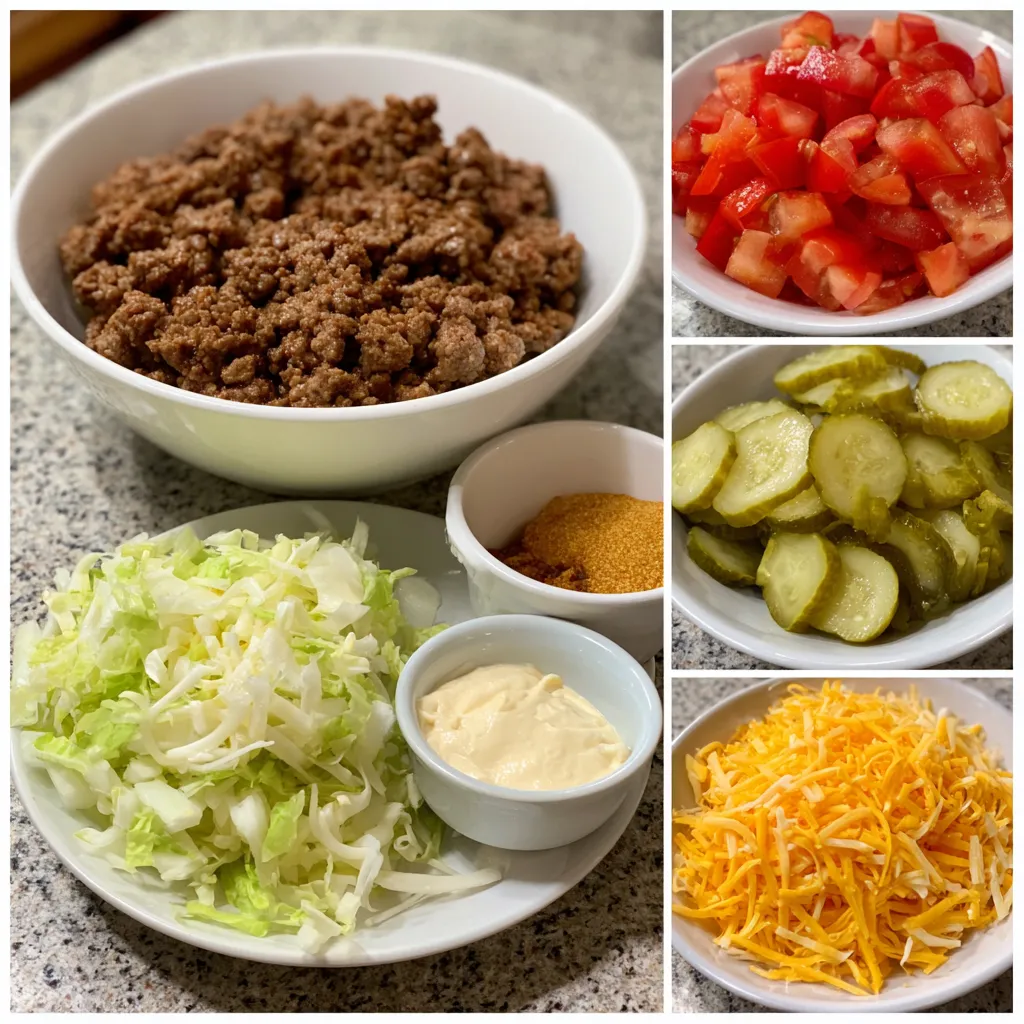 Savory Smash Burger Bowl