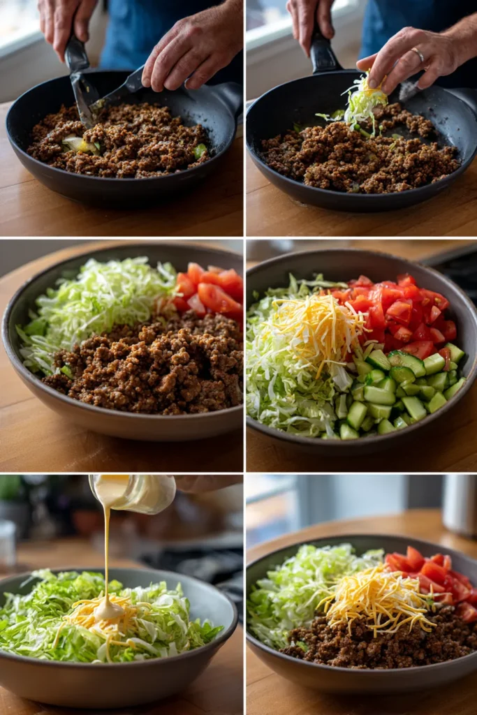 Savory Smash Burger Bowl