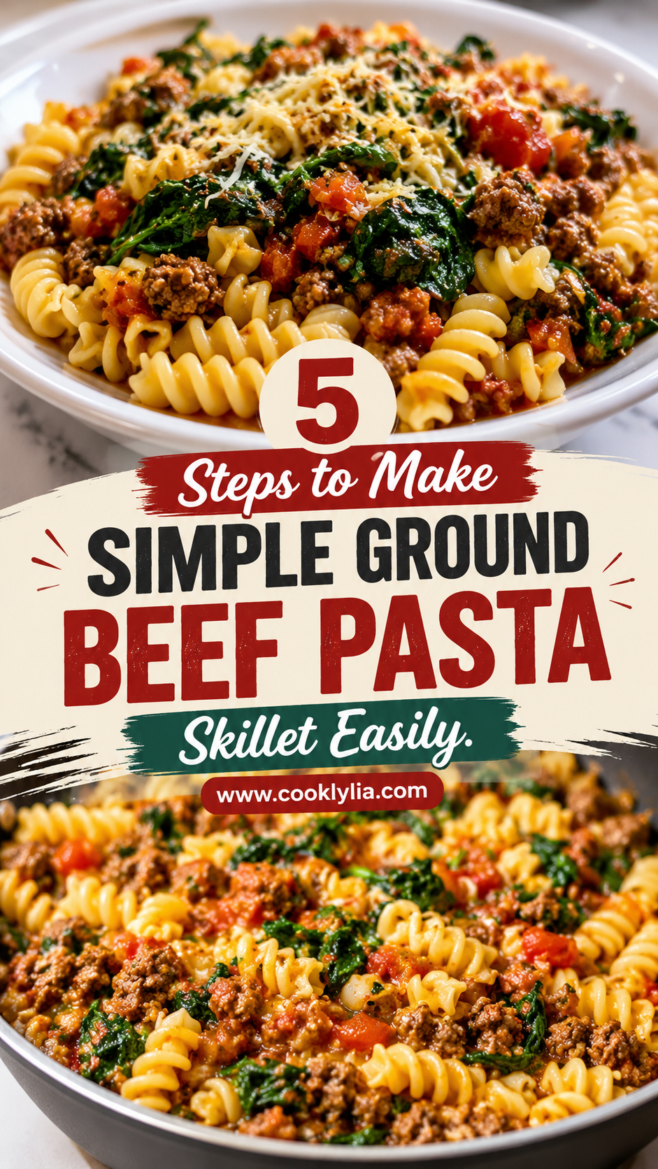 Simple Ground Beef Pasta Skillet