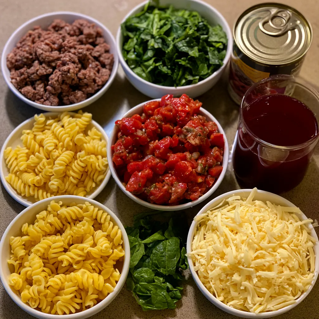 Simple Ground Beef Pasta Skillet
