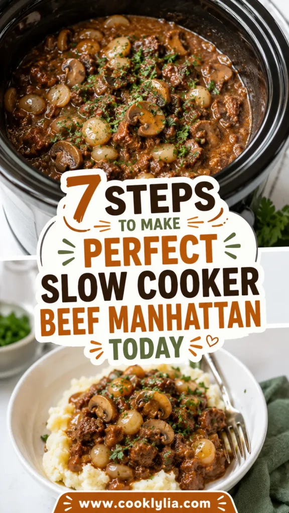 Slow Cooker Beef Manhattan