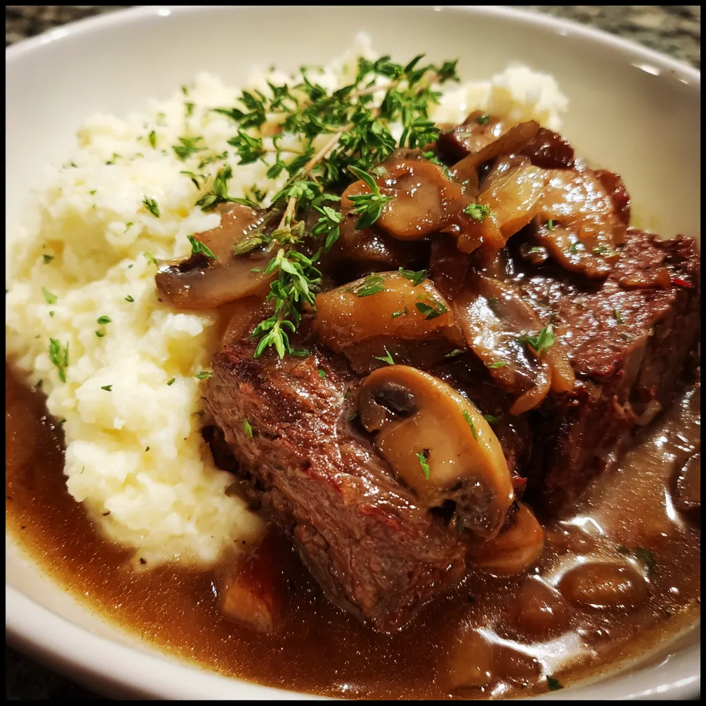Slow Cooker Beef Manhattan