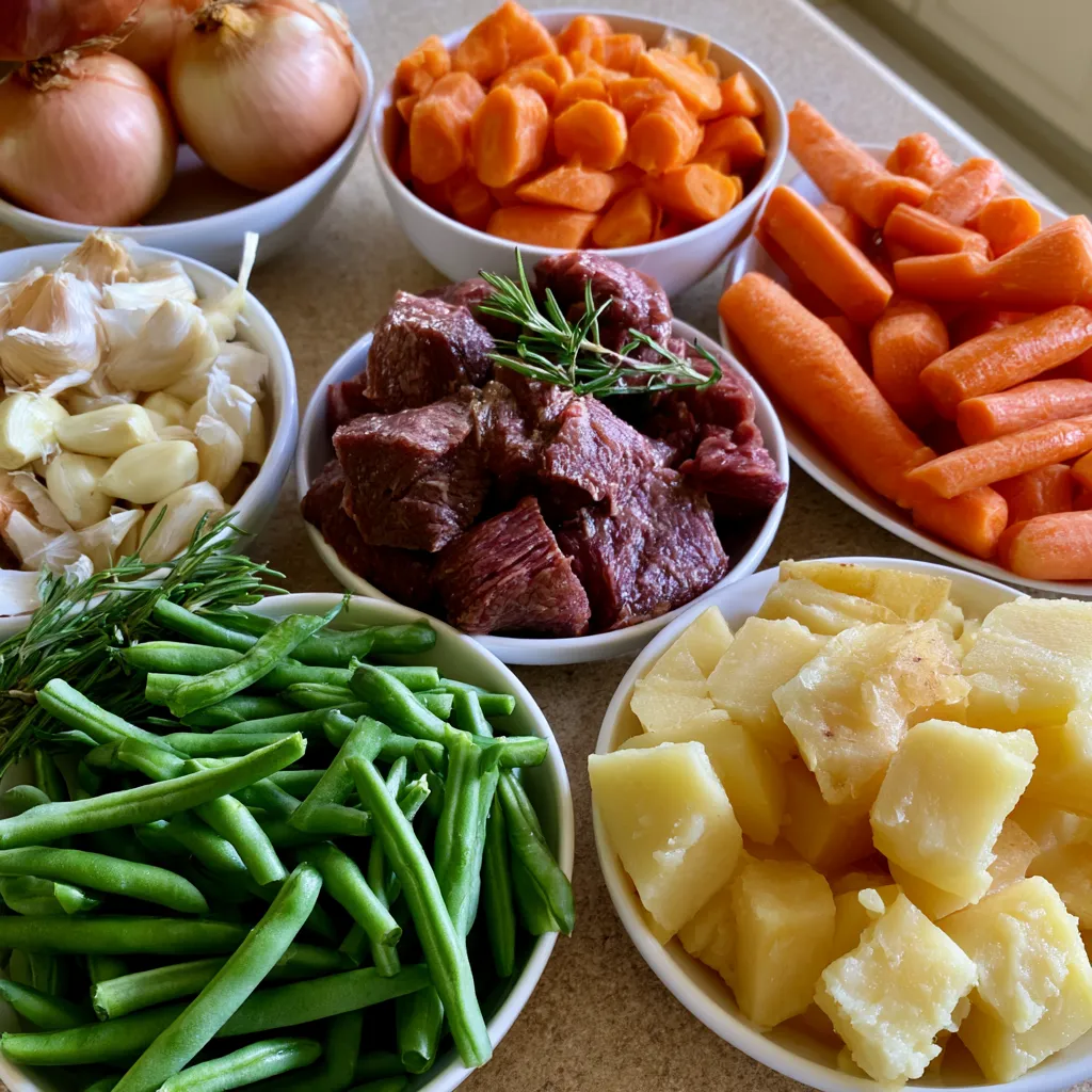 Slow Cooker Beef Stew and Dumplings