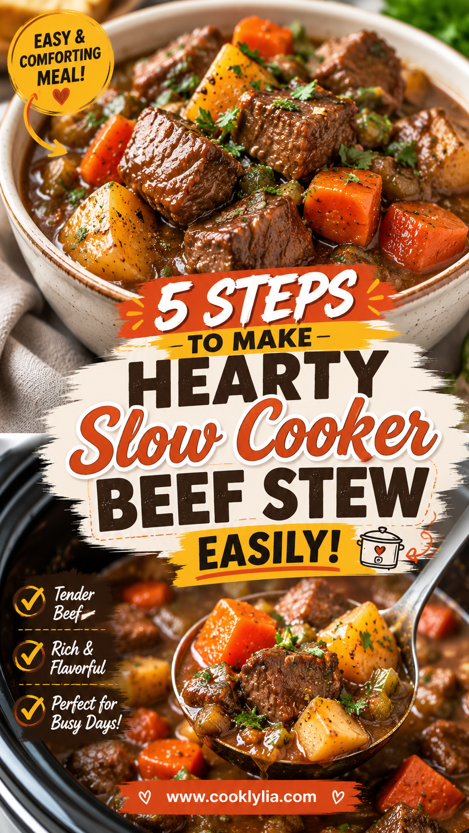 Slow Cooker Beef Stew with Butternut