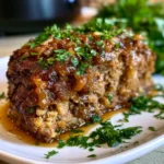 Slow Cooker French Onion Meatloaf