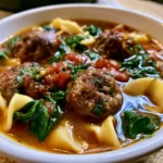 Slow Cooker Meatball Soup