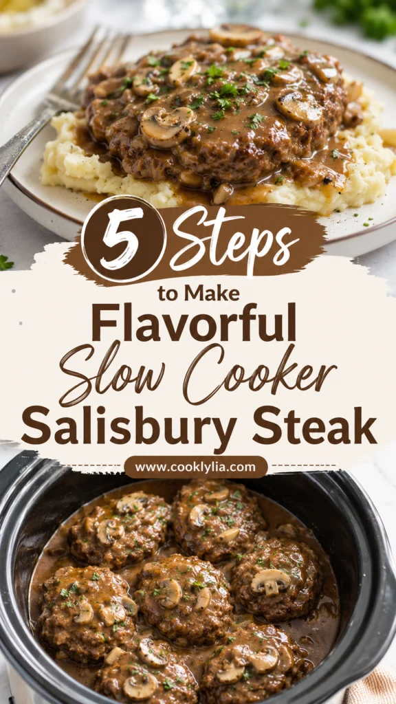 Slow Cooker Salisbury Steak
