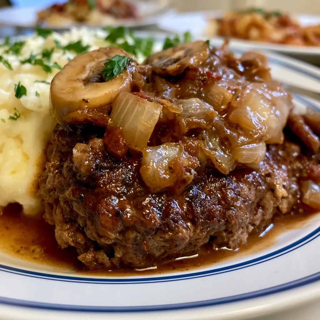 Slow Cooker Salisbury Steak
