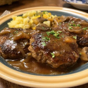 Slow Cooker Salisbury Steaks