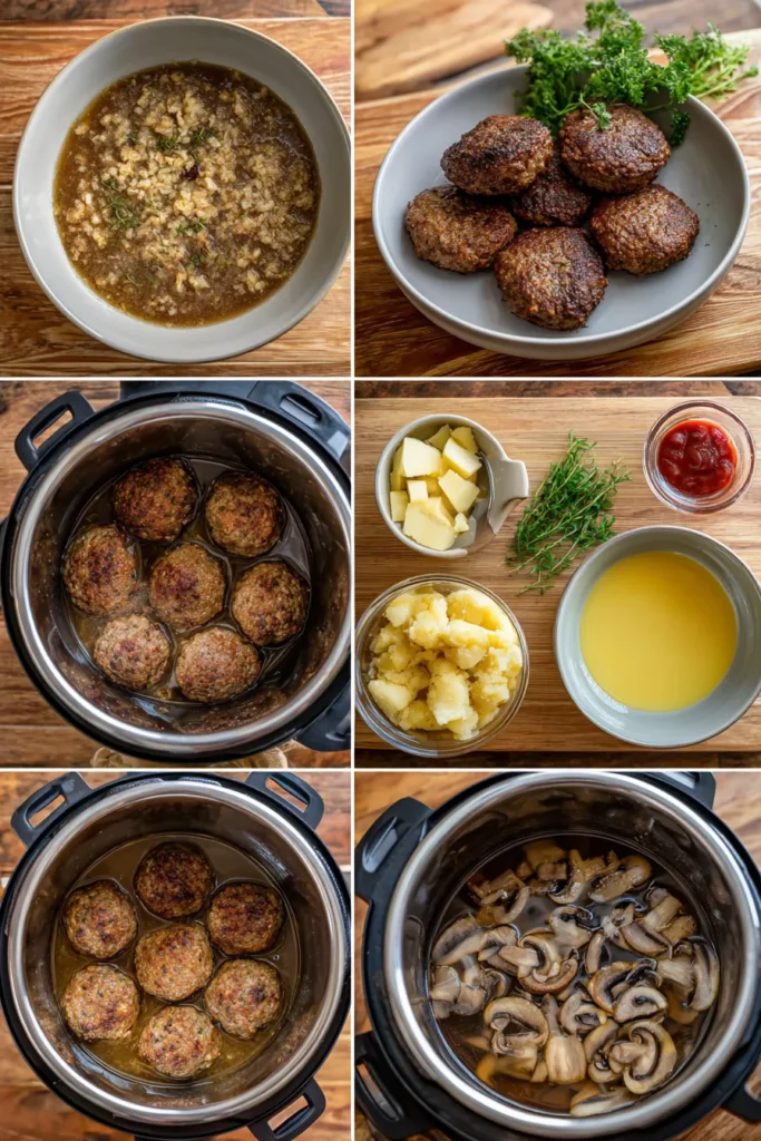 Slow Cooker Salisbury Steaks