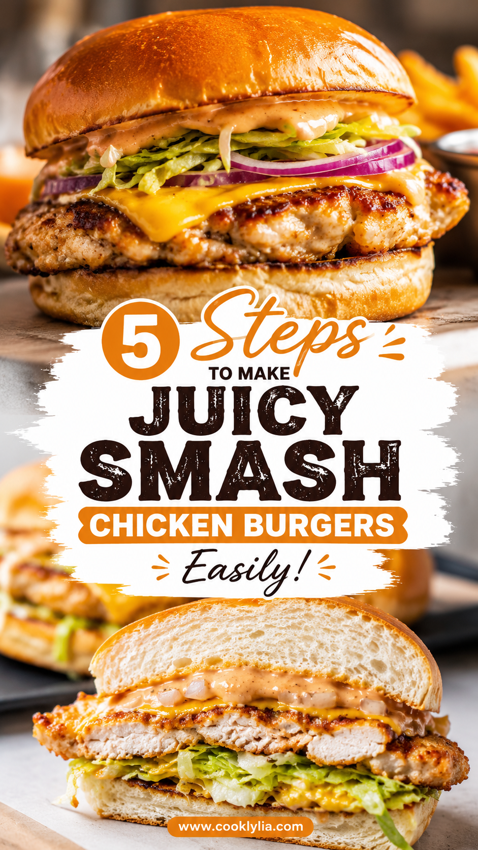 Smash Chicken Burger