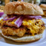Smash Chicken Burger