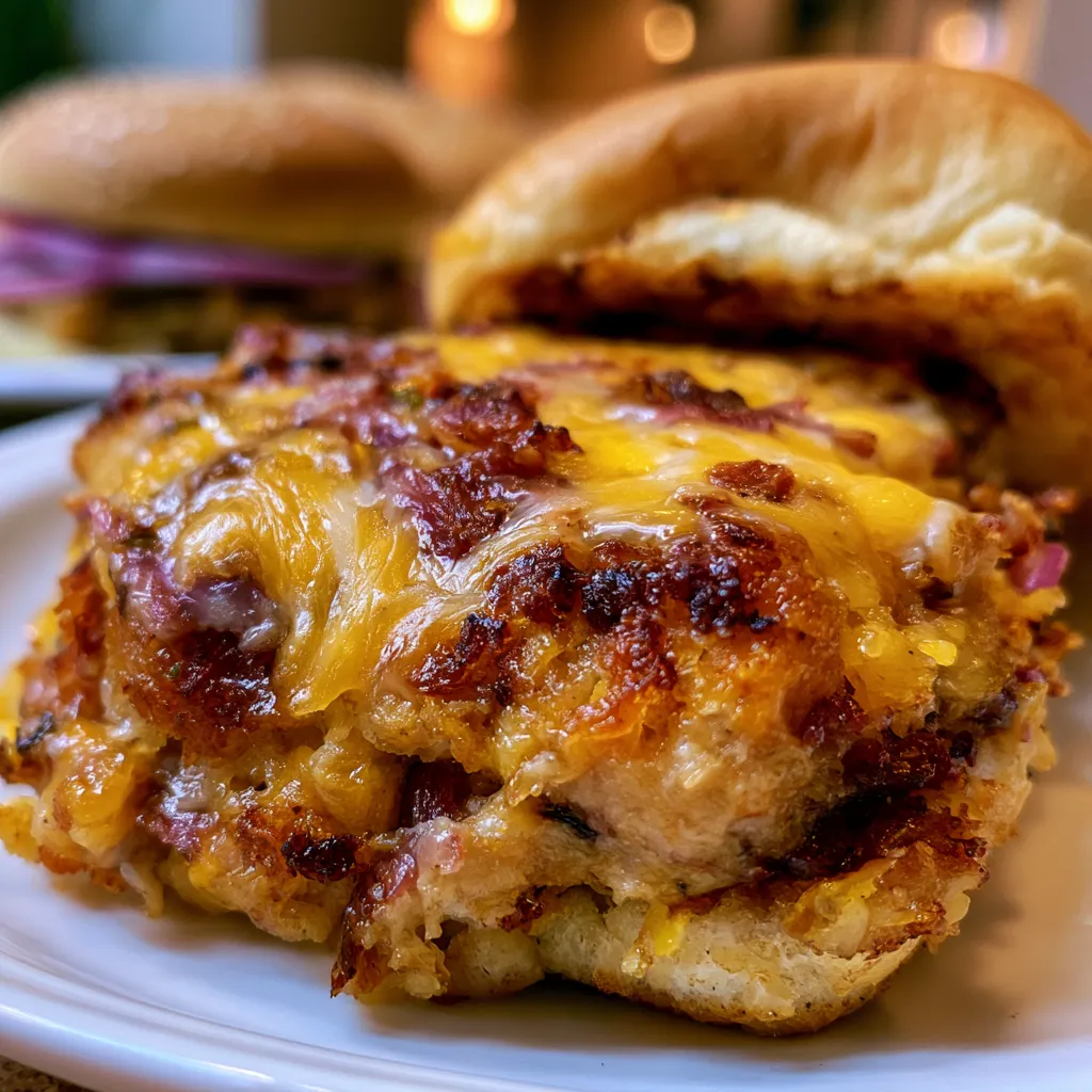 Smash Chicken Burger