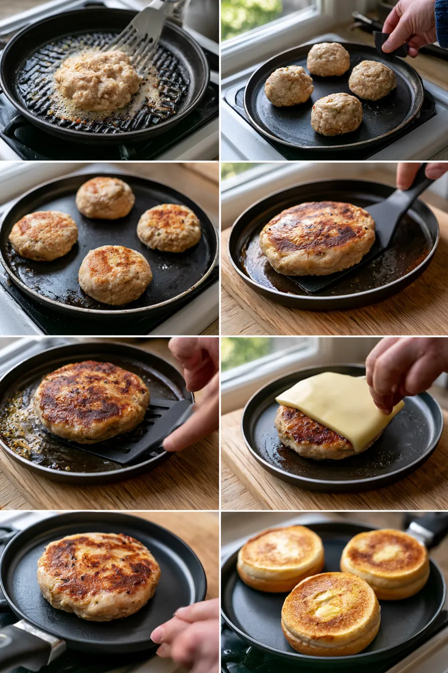 Smash Chicken Burger