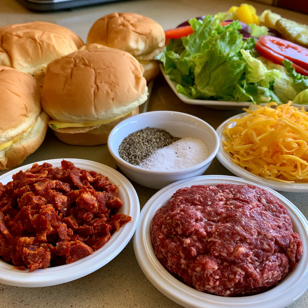 Smoked Beef Hamburger Dish